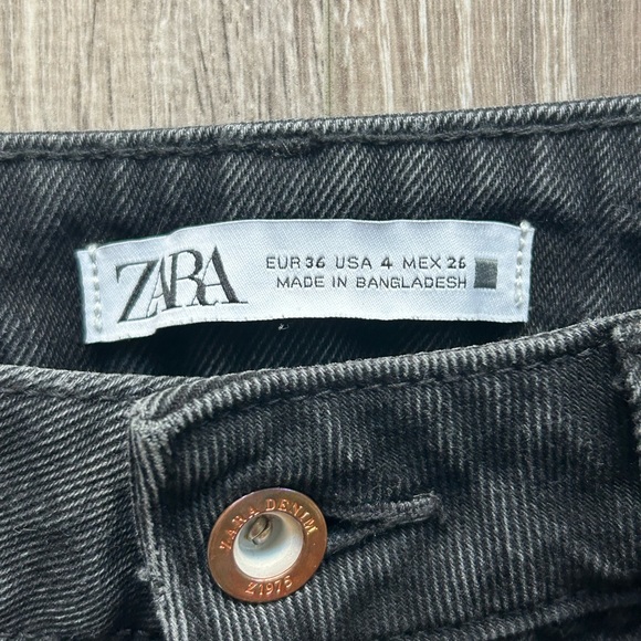 Zara Wide Leg Jeans Size 4 - Picture 5 of 8